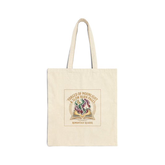 Forged of Moonlight Book Lover Tote | Romantasy, Enchanted Gothic