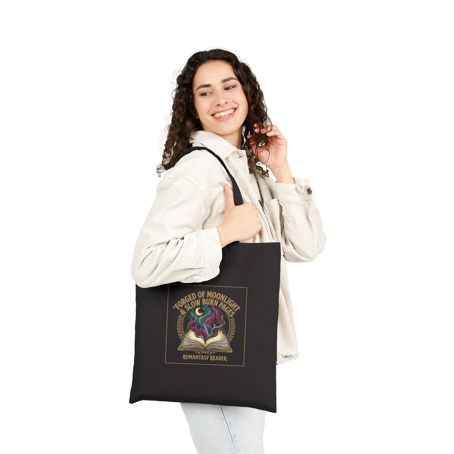Forged of Moonlight Book Lover Tote | Romantasy, Enchanted Gothic